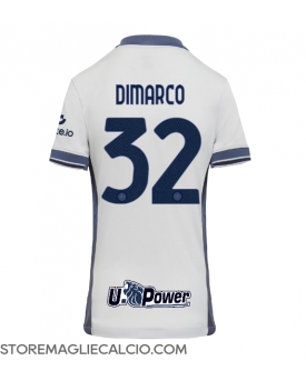 Inter Milan Federico Dimarco #32 Maglia Gara Trasferta Repliche 2024-25 Donna